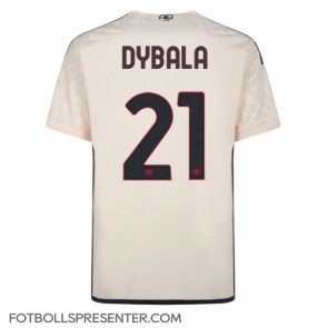 AS Roma Paulo Dybala #21 Borta Matchtröja 2023-24 Kortärmad
